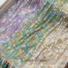 Cuentas sueltas de cristal facetado redondo de colores mixtos de 4 mm material para pulsera de cuentas diy, collar, joyería para orejas