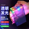 Caja de Cigarrillos Transparente Visible para 20 Piezas con Encendedor Recargable Luz Parpadeante Bolsa Portátil para Hombres Anticompresión Suave y Dura Venta al por Mayor de Fábrica