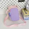Bolsa para garrafa de água estilo japonês inspirada na dopamina, fresca, casual e esportiva, bolsa mini transversal leve e portátil para viagens ao ar livre
