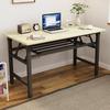 Mesa Dobrável para Computador Doméstico Mesa Longa Mesa de Jantar Simples Mesa de Feira Mesa de Estudo para Estudante Mesa Retangular para Treinamento