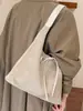Bolso de Personalidad con Lazo Vintage 2026 Verano Nueva Moda Bolso Tote de Color Sólido de Alto Valor Bolso de Hombro para el Trabajo