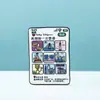 Ícone de Hong Kong Ímã de Geladeira Magnético Traseiro Desenho Animado Magnético Estéreo Metal Ímã de Geladeira Clássico da Cidade Souvenir Cultural e Criativo de Viagem
