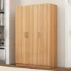 Armario Casa Dormitorio Habitación de Alquiler Madera Maciza Simple Gabinete de Almacenamiento Moderno Minimalista Ensamblado Económico Armario de Almacenamiento