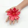 Simulación de Boda Flor Estrella de la Suerte Flor de Magnolia Flor Artificial Pasador de Pelo Tocado Paquete de Materiales con Guirnalda para el Hogar Accesorios de Fotografía