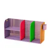 Estante de almacenamiento para escritorio de oficina, estantería de escritorio, organizador de escritorio vertical multicapa, estante organizador de estación de trabajo