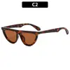 Gafas de sol triangulares de montura grande de nuevo estilo, moda europea y americana con un toque de alta gama, gafas de sol de color gelatina estilo callejero anti-UV para mujer