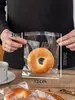 Bolsa de Empaque para Pan de Bagel Tostado Auto-Sellante Agua Alcalina Grado Alimenticio Copos de Nieve Galletas Bolsa Transparente Autoadhesiva Desechable