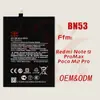 La Batería de Teléfono Móvil Bn53 es Adecuada para el Teléfono Móvil Xiaomi Redmi Note9Pro Max Pocom2 Pro en Stock