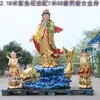 Estátua de Buda de Resina Aoyu Guanyin Bodhisattva Guanyin Adoração em Templo Nanshan Tadong Zizai Estátua de Guanyin