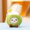 Colgante de Juguete de Peluche de Lichi para Niños y Niñas, Decoración de Mochila Infantil, Muñeco, Buena Suerte y Riqueza