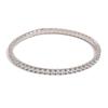 Moda Europea y Americana Diseño Elegante de Nicho Pulsera de Alta Gama Acero Inoxidable Chapado en Oro de 18K Pulsera Creativa Elástica de Circonitas