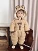 Ropa para Bebé, Ropa de Invierno, Monos de Algodón, Ropa Gruesa de Terciopelo Cálida para Bebés Niños, Ropa para Salir en Invierno, Bodis y Ropa para Gatear