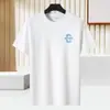 Marca de Moda de Verano Camiseta de Manga Corta para Hombre Algodón Pesado Suelta Manga Media Estilo Hong Kong Talla Extra Top Camiseta Base para Estudiantes
