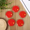 Pequeños Regalos para el Día Nacional, Celebración de Fiesta Patriótica para Estudiantes, Insignias de Cinco Estrellas, Insignias Conmemorativas, Pequeños Regalos para Promoción de Microempresas al por Mayor