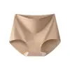 Calcinha Invisible para Meninas Yoga Cintura Alta Outono Inverno Sem Costura Bumbum de Pêssego 10A Virilha Antibacteriana Virilha Estendida Nylon