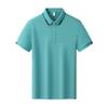 Macacão polo de manga curta com lapela masculino de verão fábrica personalizada empresa roupas de trabalho camisa cultural logotipo personalizado