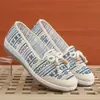 Zapatos de tela estilo Beijing antiguo de primavera, personalizados, transfronterizos, para mujer, zapatos de malla, zapatos slip-on de suela blanda, zapatos de lona, zapatos de comercio exterior, zapatos de pescador