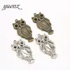 YuenZ accesorios para joyería diy reloj búho colgante de aleación retro comercio exterior venta caliente D104