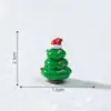 Micro-Paisaje Creativo Tren de Navidad, Muñeco de Nieve, Lindos Animalitos, Escena de Nieve Accesorios de Decoración DIY, Adornos Pequeños