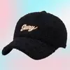 Directo de Fábrica Otoño e Invierno Corea del Sur Gorra de Béisbol Bordada con Diseños de Letras Gorra Protector Solar Contra el Viento Cálida