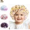 Touca de banho infantil colorida de desenho animado, touca impermeável de PE para meninos e meninas, touca de banho fofa para bebê JDKB-25A