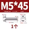 Perno Hexagonal con Brida de Acero Inoxidable 304 con Arandela Antideslizante Tornillo Antiaflojamiento 4M5M6M8M10M12Mm