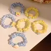 Goma de Pelo de Oso de Dibujos Animados para Mujer, Banda de Goma Dulce para el Pelo, Accesorios para el Cabello, Tocado para Atar Cabello, Trenzas, Anillo de Intestino Pequeño, Venta al por Mayor