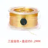 Hilo de Oro y Plata Cuerda Trenzada de Hilo Dorado Cuerda Hecha a Mano con Hilo Dorado Cuerda de Mano Color Mágico Borla Pulsera Bordada Cuerda