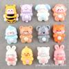 Acessórios DIY para Pequenos Animais Chinelos Decorativos Cola Creme Bolsa Fofa de Desenho Animado Acessórios de Espelho Capinha de Celular DIY Ursinho