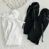 Calcetines de Pantorrilla Ligeramente Transparentes con Lazo para Tacón, Primavera y Verano, para Niñas, Calcetines Dulces en Capas, Calcetines JK con Lazo de Cinta Estilo Ballet