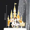 Decoración de Pastel de Cumpleaños de Blancanieves Congelados Aisabel Sirena Niña Guerrera Celebridad de Internet Adornos