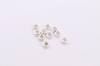Prata de lei S925 beads soltos redondos feitos à mão beads roda de tubo redondo material para acessórios de joias DIY círculo pequenas contas de barril de prata quebradas