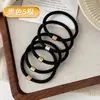 Goma para el Cabello para Mujer 2026 Nuevo Modelo Gama Alta Simple Retro Banda de Goma Diadema Alta Elasticidad Duradera Cuerda para el Cabello Accesorio para el Cabello