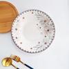 Nuevos Platos de Sopa Simples y Creativos de 8 pulgadas, Platos de Cerámica con Color Bajo Esmalte, Platos de Fruta, Platos de Arroz para el Hogar, Ventas Directas de Fábrica