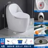 Banheiro Pequeno Apartamento Doméstico Criativo Formato de Ovo Banheiro Tipo Sifão Tubo Grande Diâmetro Grande Silencioso Desodorante Banheiro