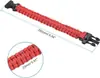 Pulsera de Paracord con Silbato, Paracord Trenzado de Siete Hilos, Pulsera de Supervivencia Escape Emergencia para Exteriores, Artículo Más Vendido