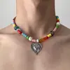 Collares transfronterizos de estilo punk de alta resistencia para hombres y mujeres, estilo gótico de subcultura, cadenas para la clavícula y collares de personalidad de nicho de moda