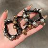 Nueva y elegante pulsera de perlas con cuerda para el cabello para mujer, diseño de cuerda para la cabeza de doble propósito, banda de goma con cabeza esférica de Payon, accesorios para el cabello