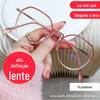 Armação de Óculos de Leitura Simples de Moda Estilo Coreano Retro Juvenil Óculos de Luz Azul Anti-Luz Armação de Óculos de Leitura da Moda Estilo da Moda