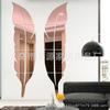 Espejo Espejo Pegatina de Pared Popular Pluma Espejo de Tocador Se Vende por Separado Autoadhesivo Estéreo 3D Tienda de Fábrica Producido y Vendido por Uno Mismo