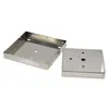 [Processamento por atacado] luminárias chassi quadrado de aço inoxidável luminária de mesa luminária de chão base quadrada acessórios