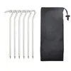 Tienda de campaña y accesorios de toldo Kehao en stock: cuerda a prueba de viento, martillo y juego de 7 estacas en forma de L para el suelo