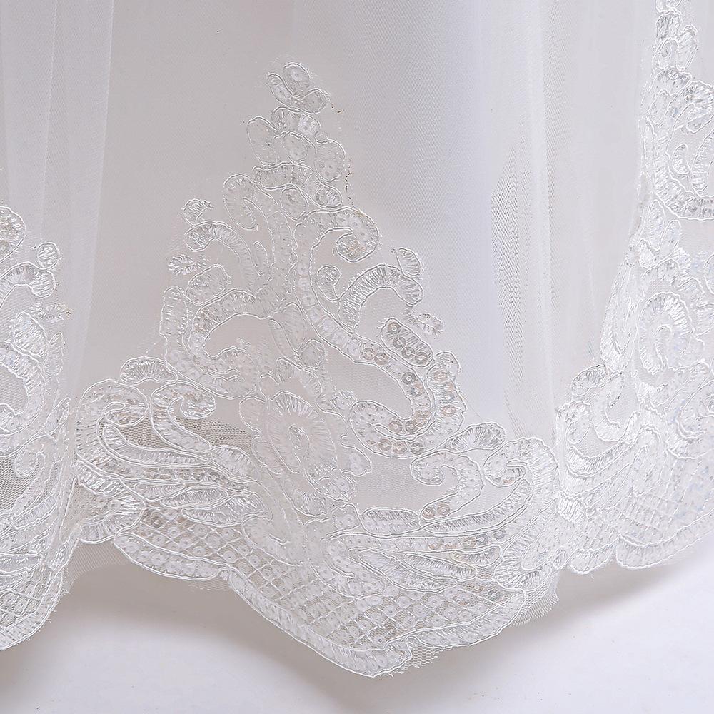 七分袖长款公主裙