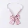 Set de Pajaritas JK para Mujer, Uniforme Estilo Japonés, Estilo Academia, Traje de Marinero Pre-Atado, Uniforme Escolar con Lazo, Cinta, Corbata Pequeña de Cola Larga