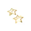 Pinzas para el Cabello de Estrella de Cinco Puntas Doradas y Plateadas de Venta Caliente Transfronteriza, Pasadores Laterales, Pinzas para el Cabello para Mechones Sueltos, Pinzas BB, Accesorios para el Cabello al por Mayor