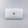 Fábrica de comércio exterior fornecimento de telefone branco soquete de interface de telefone 1 casa 118 Tomada de cabo de rede de parede