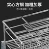Cajón de Acero Inoxidable 304 para Condimentos de Gabinete de Cocina con Portacuchillos Integrado Cajón Tipo Gabinete de Cocina Cesta para Condimentos Riel con Amortiguación