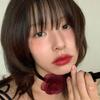 Estilo igual de blogueira da Coreia do Sul gargantilha de veludo com gola de rosa vermelha feminina 24 novos acessórios de veludo de verão
