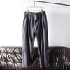 ¡Estilo minimalista japonés! 30 lino 70 algodón! Pantalones casuales rectos para hombre de verano, ligeros, transpirables, con cintura elástica y punta recta