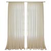 Cortinas de Gasa Estilo Francés, Cortinas Inspiradas en Chanel, Nuevo Modelo 2022 para Dormitorio y Sala de Estar, Cortinas Blancas Transparentes que Dejan Pasar la Luz pero No a las Personas